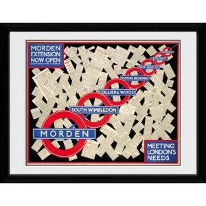 Image of Transport For London Morden 12 x 16 Extension Framed Collector Print