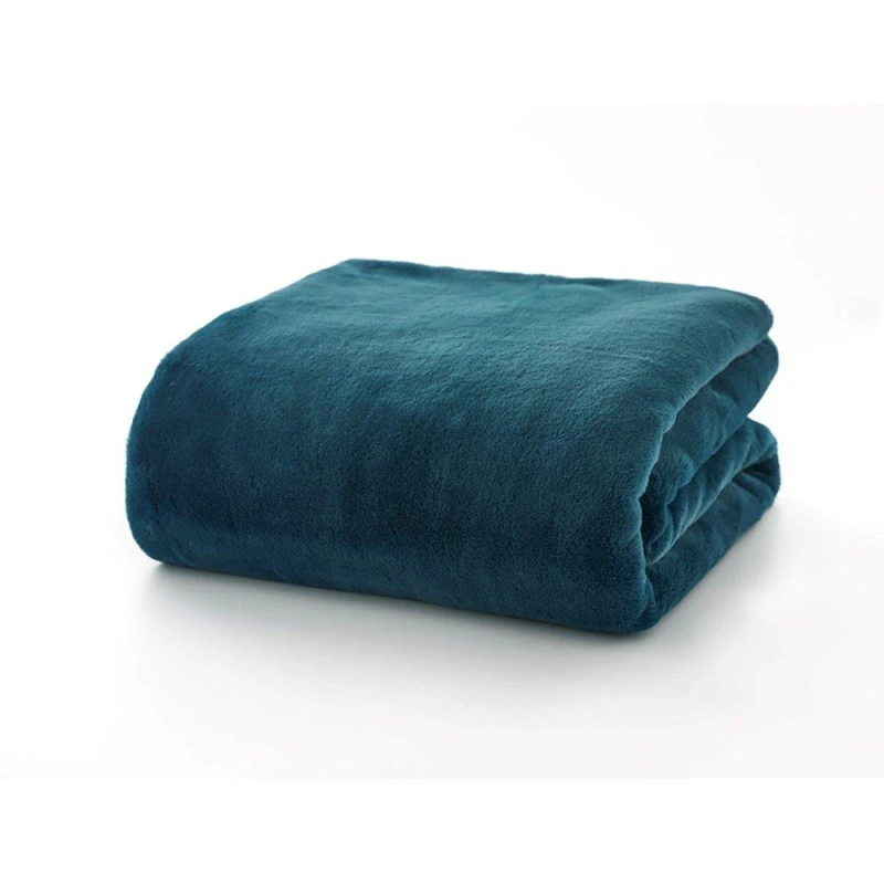 Image of The Lyndon Company Aspen Sofa Throw Petrol unisex 130x180cm