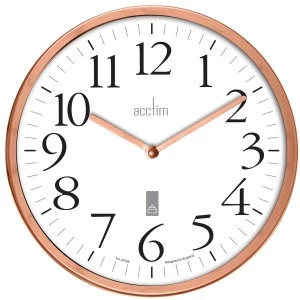 image of Acctim Roebuck Copper Wall Clock