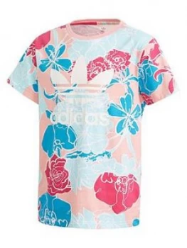Image of Boys, adidas Childrens Tee - Multi, Size 11-12 Years