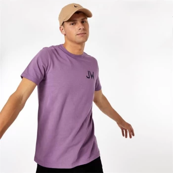 image of Jack Wills Jack Morpeth Crew T-Shirt - Violet