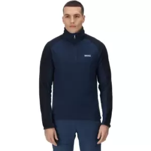 image of Regatta Mens Elson II Half Zip Grid Fleece Jacket M - Chest 39-40' (99-101.5cm)