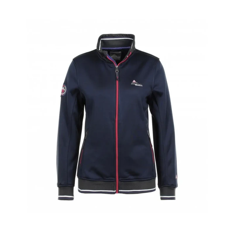 Image of Peak Mountain Womens fleece shell jacket Peak Mountain Acreen Bleu Female XL ACREEN/WZ-MARINE
