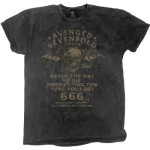 Image of Avenged Sevenfold - Seize The Day Unisex Large T-Shirt - Black