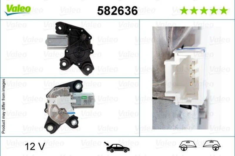 Image of Wiper motor VALEO 582636