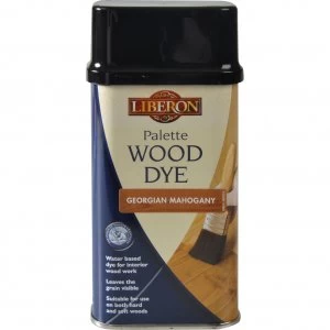 image of Liberon Palette Wood Dye Georgian Mahogany 250ml