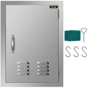 Image of 24"x17" Bbq Access Single Door W/vents Commercial Cabinet Outdoor Kitchen Handle