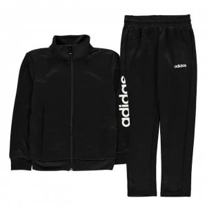 image of adidas Boys Essentials Pes Tracksuit - Black/White