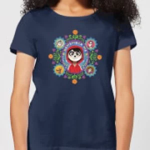 Image of Coco Remember Me Womens T-Shirt - Navy - L