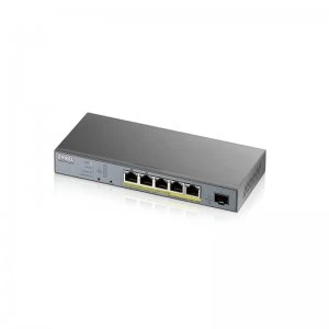 image of Zyxel GS1350-6HP Managed L2 Gigabit Ethernet (10/100/1000) Grey Power