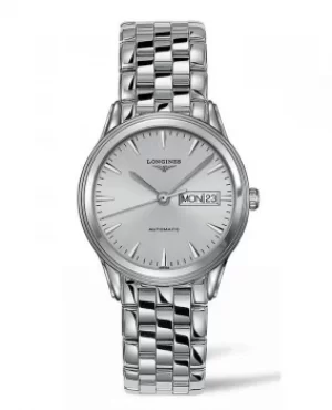 Image of Longines Flagship Automatic Silver Dial Stainless Steel Mens Watch L4.899.4.72.6 L4.899.4.72.6