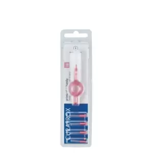 image of Curaprox CPS 08 Prime Plus Handy 5 Interdental Brushes + Holder