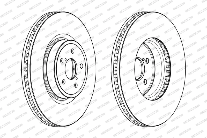 Image of Brake disc FERODO DDF1841C-1
