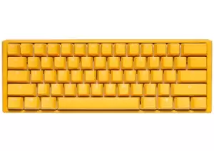 image of Ducky One3 Yellow Mini keyboard USB UK English