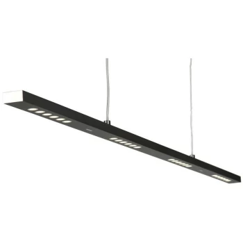 image of Linea Verdace Lighting - Linea Verdace Minimum Straight Bar Pendant Ceiling Light Satin Nickel