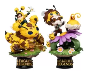 Image of League of Legends D-Stage PVC Diorama Set Beemo & BZZZiggs 15 cm