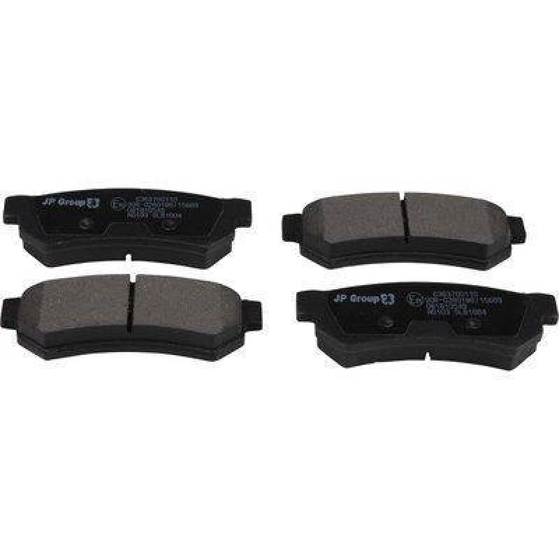 Image of JP GROUP 6363700110 Brake pad set JP Rear Axle, excl. wear warning contact Brake Pad Set,disc brake (402)