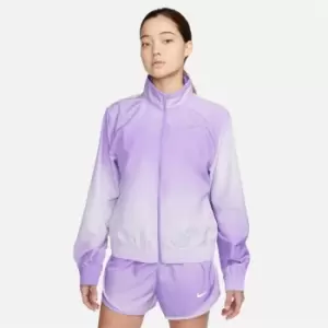 Image of Nike Dri-FIT Swoosh Run Womens Printed Running Jacket - Purple