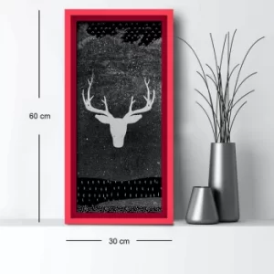 Image of 3060AHS-020 Multicolor Decorative Framed MDF Painting
