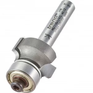 image of Trend Bearing Guided Ovolo and Round Router Cutter 18.7mm 9.5mm 1/4"