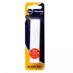 image of Korbond Hem Web Clip Strip - 10m + 50 percent Extra Free