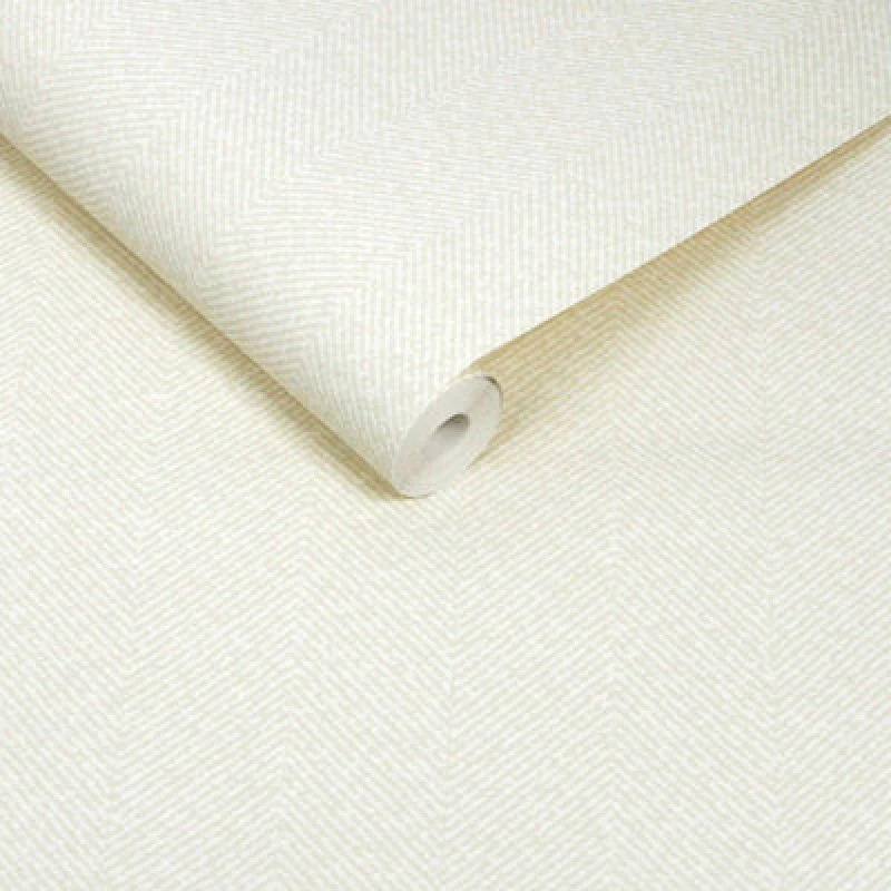 Image of Sophie Allport Herringbone Texture Uppingham Grey Wallpaper