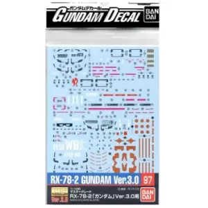 image of Bandai Hobby GD-97 MG Gundam Ver. 3.0 Bandai Decal