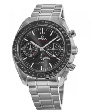 Image of Omega Speedmaster Moonphase Co-Axial Master Chronometer Chronograph Black Dial Stainless Steel Mens Watch 304.30.44.52.01.001 304.30.44.52.01.001