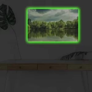 Image of 4570DHDACT-123 Multicolor Decorative LED Lighted Canvas Painting