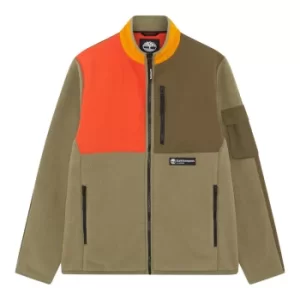 Image of Timberland Earthkeepers By Raeburn All Gender Recycled Fleece Jacket In Green Green Men, Size L