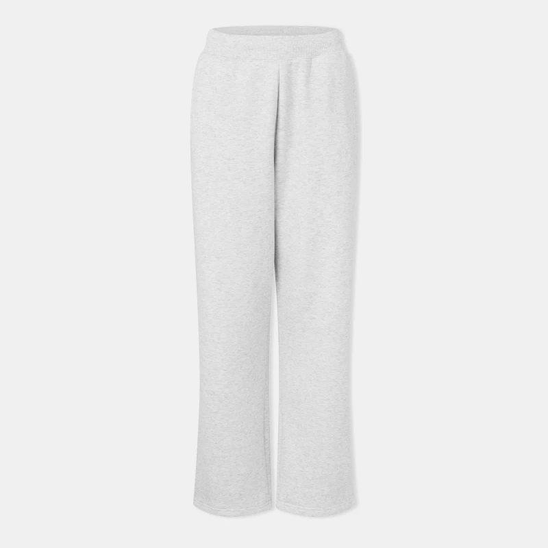 Image of USA Pro Womens Open Hem Fleece Joggers Ice Grey Marl female 8 (36)