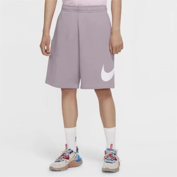 Image of Nike Sportswear Club Mens Graphic Shorts - Midnight Navy