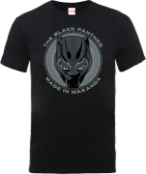 Image of Black Panther Made in Wakanda T-Shirt - Black - S