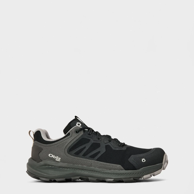 Image of Oboz Womens Katabatic Low Non-Waterproof Hiking Shoes Black Sea female 6 (39)