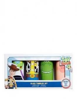 image of Toy Story Toy Story Tumblers Set Of 4 - Buzz, Woody, Rex