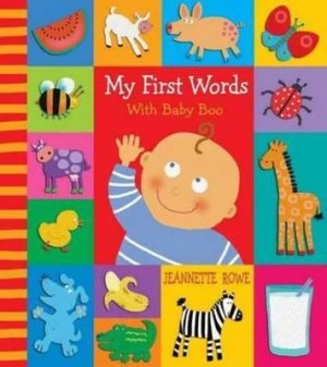 Image of My First Words with Baby Boo by Jeannette Rowe Hardback