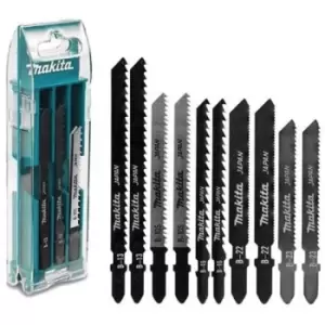 image of Makita B-44410 Assorted Jigsaw Blades (Pack of 10)