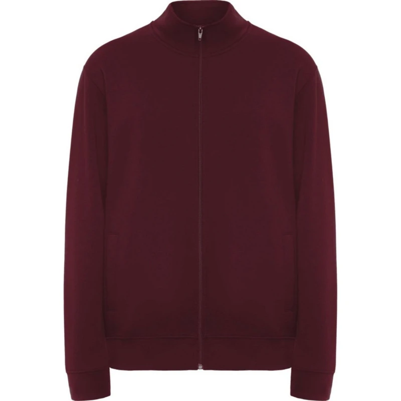 Image of ROLY ROLY Men Ulan Full Zip Sweatshirt in Maroon Size: Small Maroon S Male 5063470490950