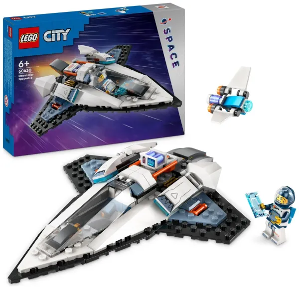 image of LEGO City Interstellar Spaceship Outer Space Toy Set 60430