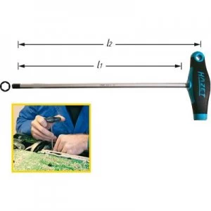 Image of Hazet Workshop Allen wrench Spanner size: 4mm Blade length: 150 mm