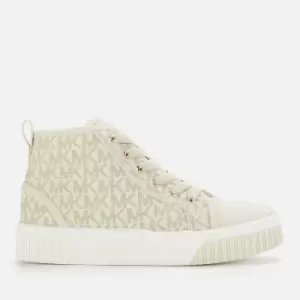 Michael Kors Girls Skate Split High Top Trainers - Gold - UK 2 Kids