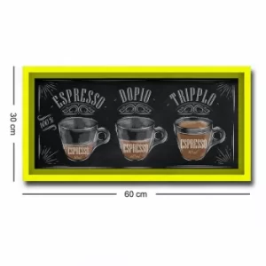 Image of 3060AHS-009 Multicolor Decorative Framed MDF Painting