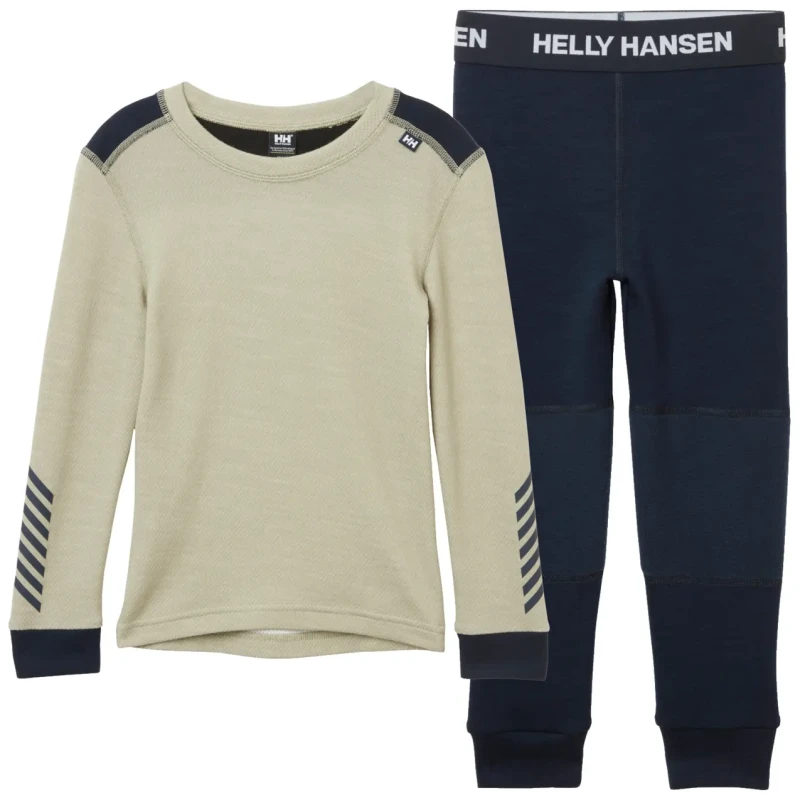 Image of Helly Hansen Merino wool baby underwear set Helly Hansen Lifa Vert Unisex 1 an