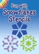 Image of fun with snowflakes stencils
