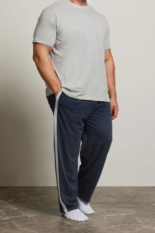 Image of BadRhino BadRhino Men Lightweight Lounge Joggers in Dark Navy Size: 4X-Large Dark Navy 4XL Male 5063589362421