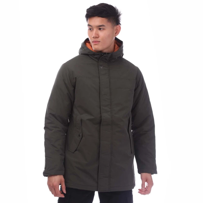 Image of Jack and Jones Fen Parka Jacket - Green Green S