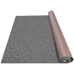 image of Gray Marine Carpet 6x13' Boat Carpet Roll Cutpile In/Outdoor Patio Area Rug Deck