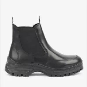 Image of Barbour International Womens Morgan Leather Chelsea Boots - Black - UK 4