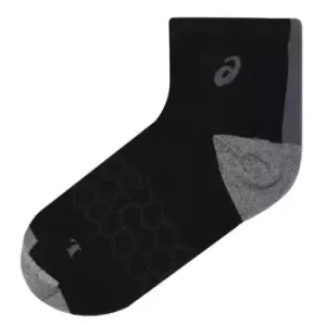 Image of Asics Speed Quarter Mens Socks - Black