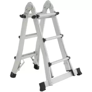 Image of Rhino Multi Purpose Telescopic Combination Ladder - 4x3